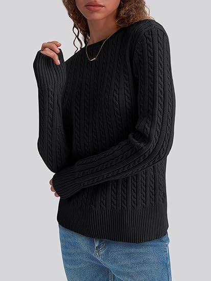 Irena | Women's Knit Sweater in Black