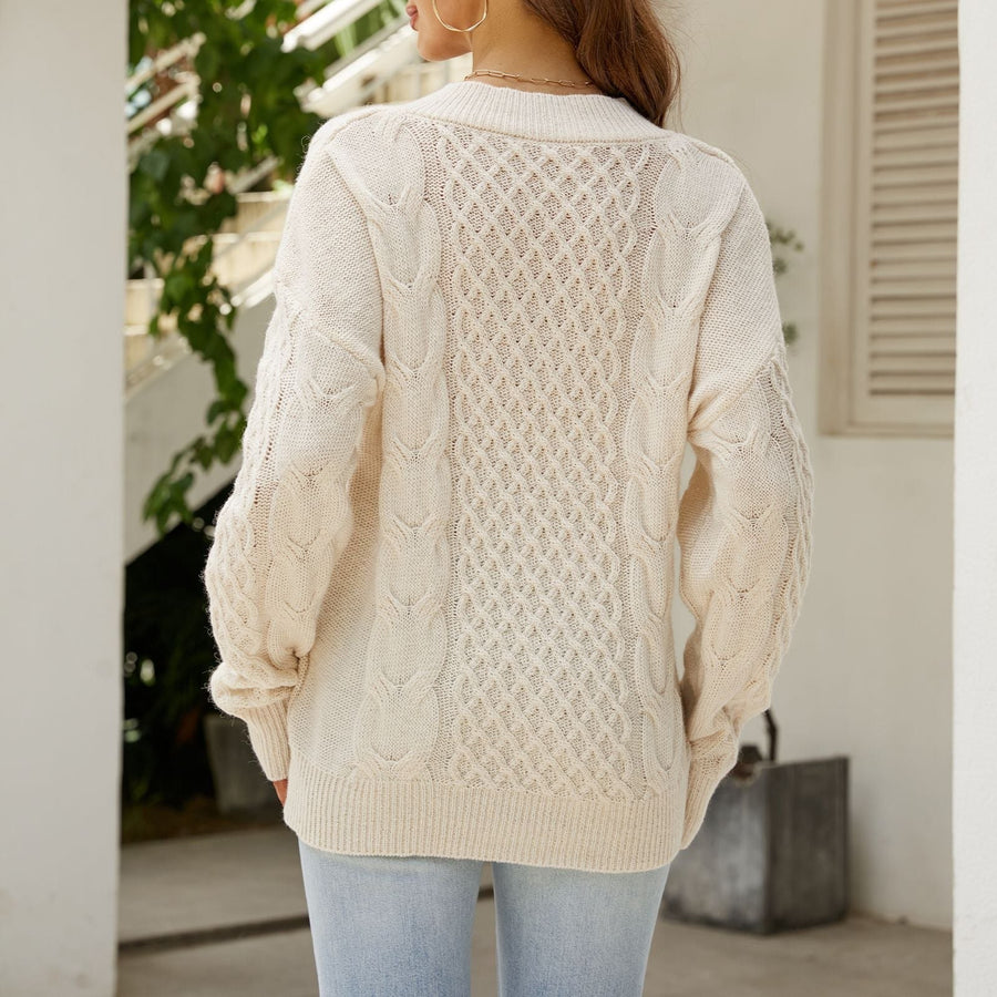 Iris | Women's V-Neck Knit Sweater