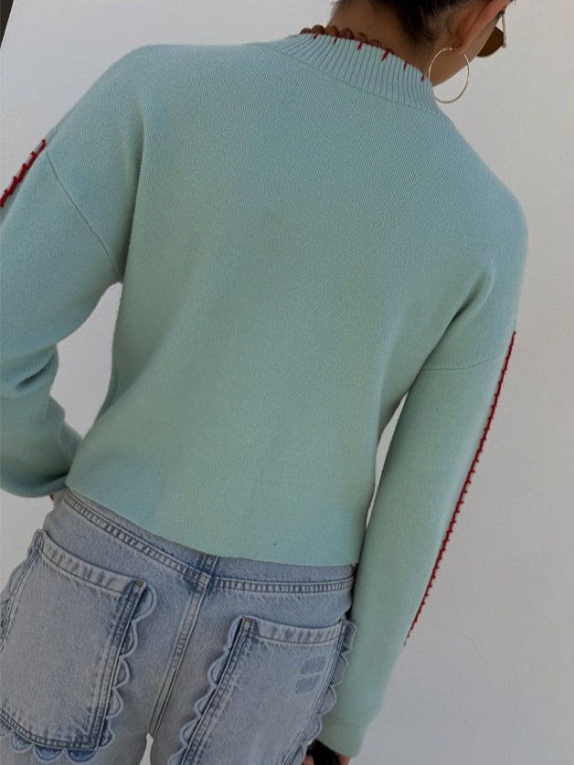 Isabeau | Women's Octopus Pattern Knit Cardigan