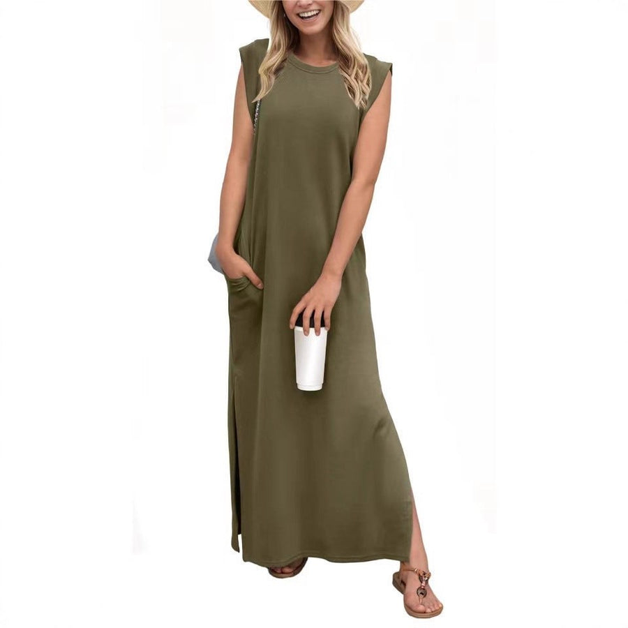 Isaline | Women's Flowing Modern Maxi Dress