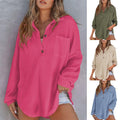 Isandra | Women's Button Detail Long Sleeve Shirt