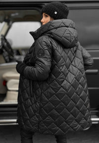 Isaure | Women's Stitched Diamond Panels Jacket