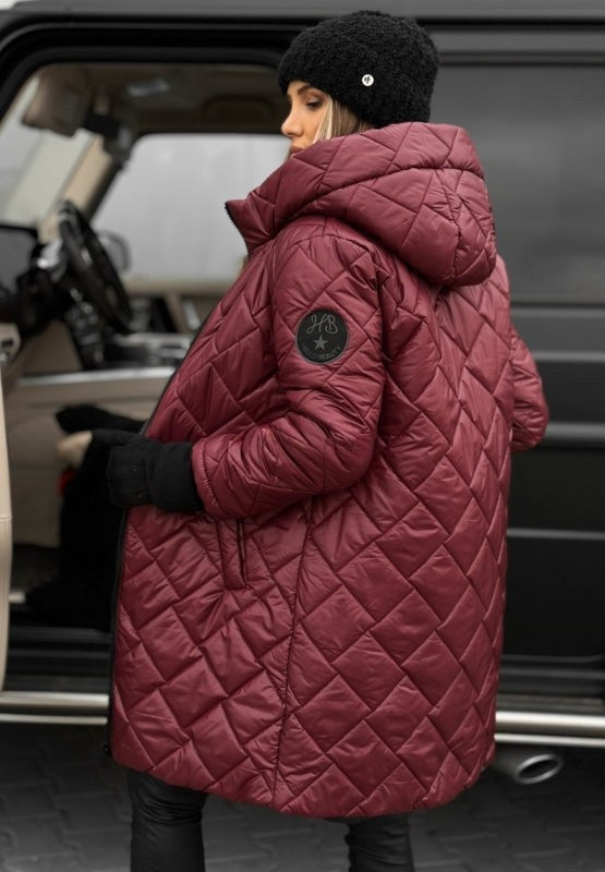 Isaure | Women's Stitched Diamond Panels Jacket