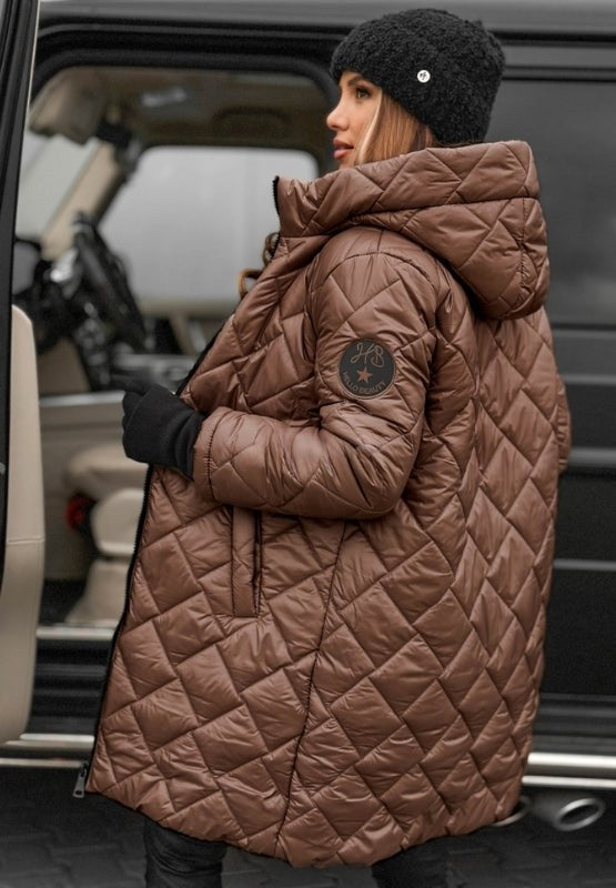 Isaure | Women's Stitched Diamond Panels Jacket