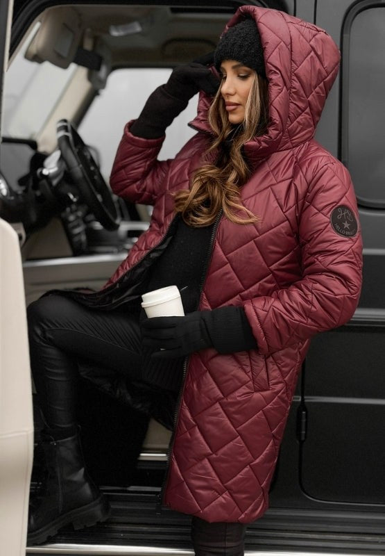 Isaure | Women's Stitched Diamond Panels Jacket