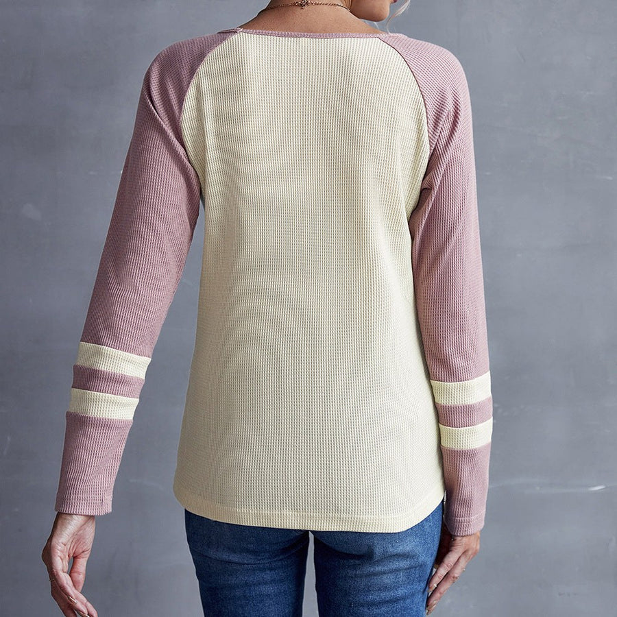 Iselda | Women's Long Sleeve Top in Apricot