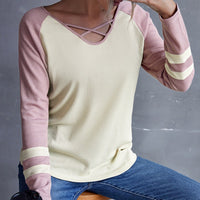 Iselda | Women's Long Sleeve Top in Apricot