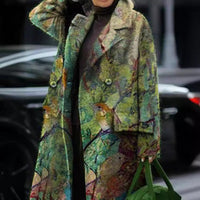Iselin | Women's Floral Print Elegant Coat