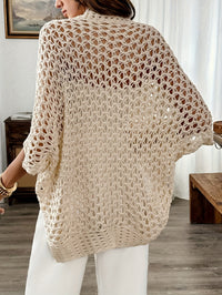 Iseult | Women's Open Knit Drape Cardigan