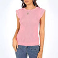 Ivana | Women's Bodycon Ruffle Shirt