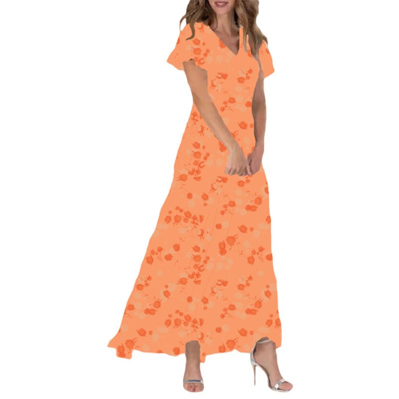 Izolda | Women's Sheer Floral Maxi Dress