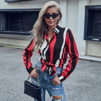Izolda | Women's Modern Blouse in Red