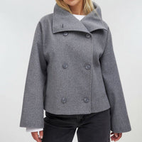 Jacinta | Women's Cropped Double Breasted Coat
