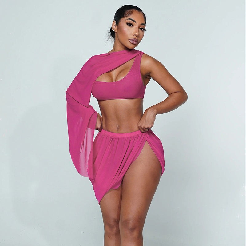 Jacqueline | Women's Elegant Two-Piece Set in Fuchsi