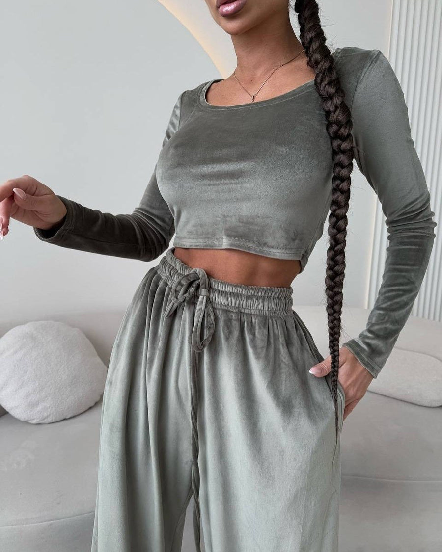 Jacquetta | Women's Top in Olive Green