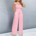 Janneke | Women's Strapless Wide Leg Jumpsuit