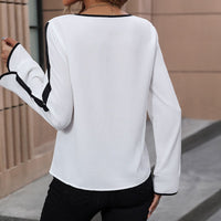 Jehanette | Women's Modern Blouse in White