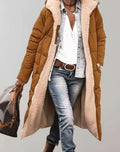 Jenna | Women's Fleece-Lined Long Quilted Coat Hooded Puffer Jacket