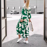 Joceline | Women's Waist Belt Belted Modern Maxi Dress