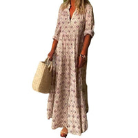 Jolanthe | Women's V-Neck Fashionable Casual Maxi Dress
