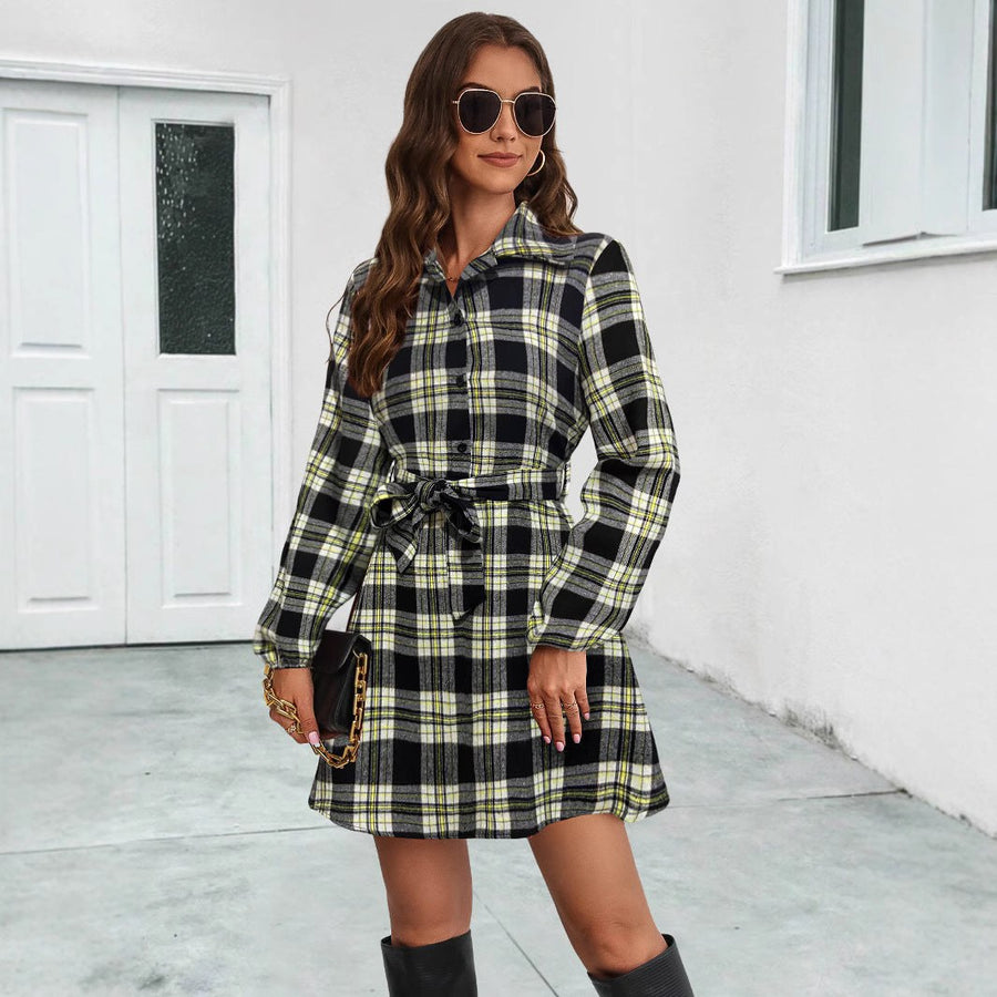 Jolie | Women's Belted Shirt Dress