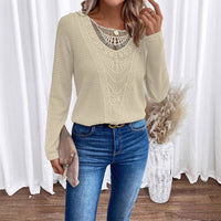 Jonquil | Women's Lace Elegant Top in Apricot