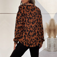 Jonquille | Women's Elegant Blouse in Rust Brown
