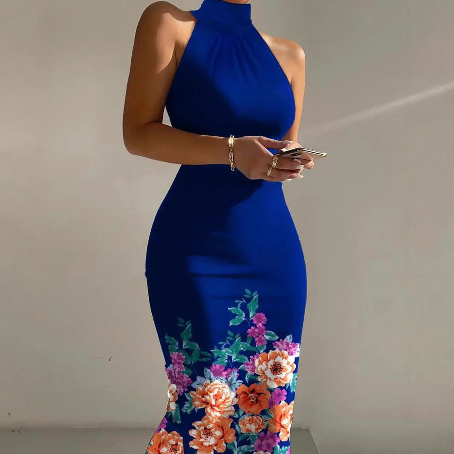 Josefa | Women's Striped Modern Maxi Dress