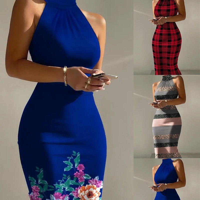 Josefa | Women's Striped Modern Maxi Dress