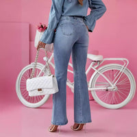 Jovita | Women's Elegant Vintage Jeans in Light Blue