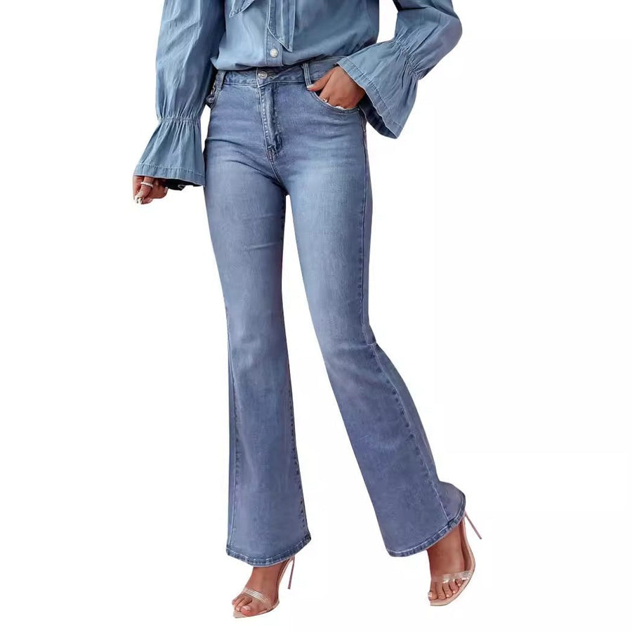 Jovita | Women's Elegant Vintage Jeans in Light Blue