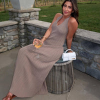 Juliane | Women's V-Neck Elegant Maxi Dress