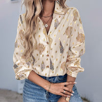 Juliane | Women's Elegant Blouse in Apricot