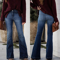 Julienne | Women's High Waist Jeans in Blue