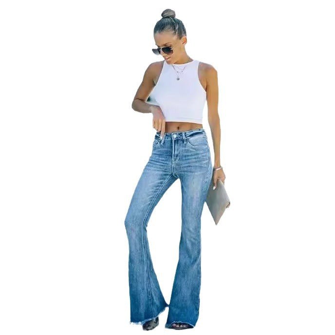 Juliette | Women's High Waist Elegant Jeans in Blue