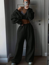 Juliska | Women's Voluminous Two-Piece Set in Black