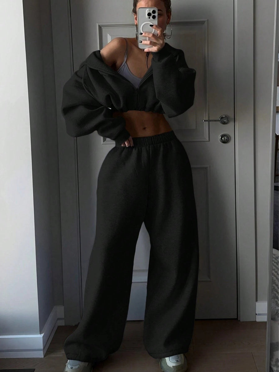 Juliska | Women's Voluminous Two-Piece Set in Black