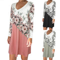 Kaia | Women's V-Neck Floral Elegant Wrap Dress