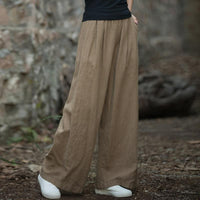 Karenza | Women's Elastic Waist Pockets Pants – Dress Pants