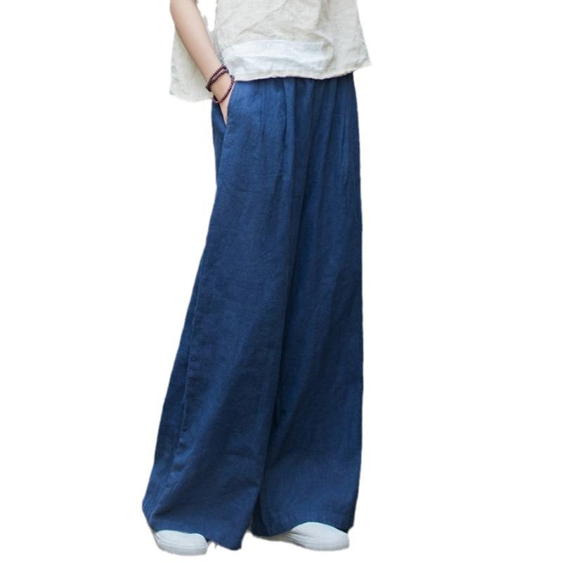 Karenza | Women's Elastic Waist Pockets Pants – Dress Pants