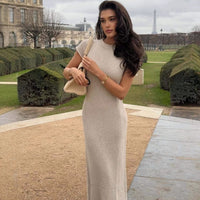 Kasimira | Women's Textured Lightweight Knit Maxi Dress