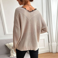 Katalina | Women's V-Neck Knit Fashionable Top