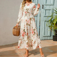 Katarina | Women's Floral Maxi Long Sleeve Dress