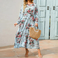 Katarina | Women's Floral Maxi Long Sleeve Dress