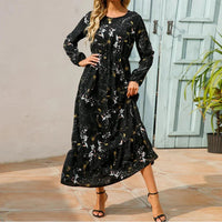 Katarina | Women's Floral Maxi Long Sleeve Dress