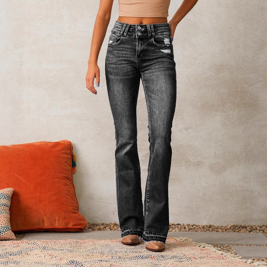 Katarina | Women's High Waist Fashionable Jeans