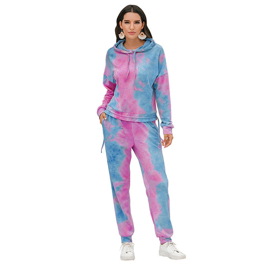 Katharyn | Women's Drawstring Hooded Two-Piece Set