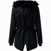 Kimberly | Women's Faux Fur Hood Fitted Parka Winter Coat