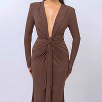 Kitty | Women's V-Neck Bodycon Elegant Wrap Dress