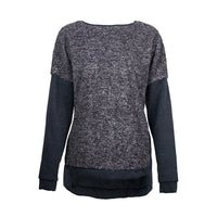 Klothilde | Women's Elegant Sweatshirt in Dark Gray